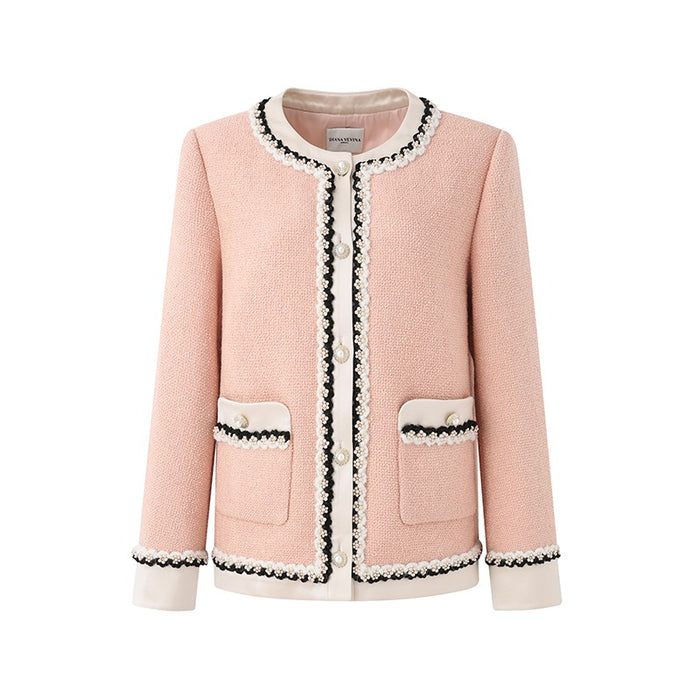 ORANGE PINK TWEED JACKET