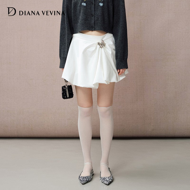WHITE BUTTERFLY SKIRT