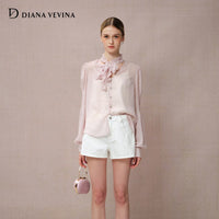 PINK CHIFFON BLOUSE