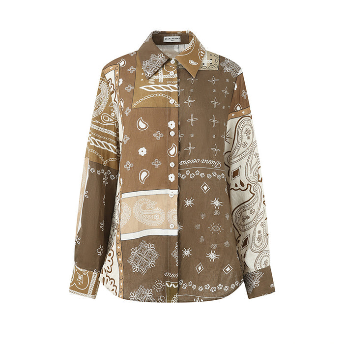 PAISLEY LINEN SHIRT