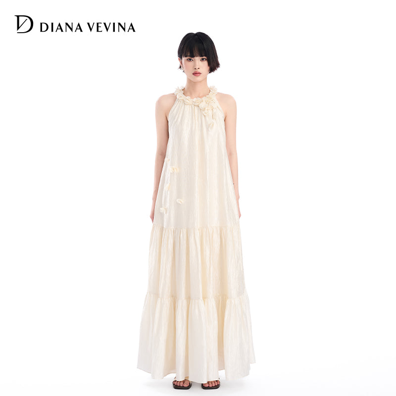 BEIGE MAXI DRESS