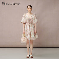 LACE FLORAL DRESS