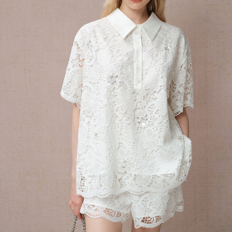 LACE SHORTS