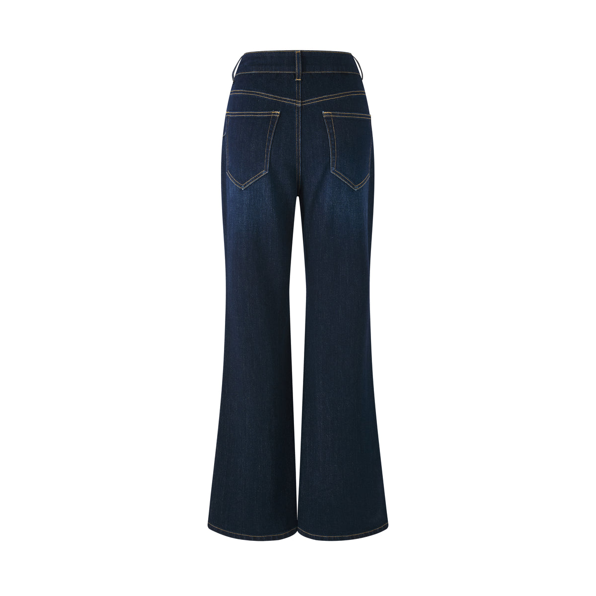 Braided Trim Stretch Micro Flare Jeans