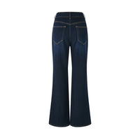 Braided Trim Stretch Micro Flare Jeans