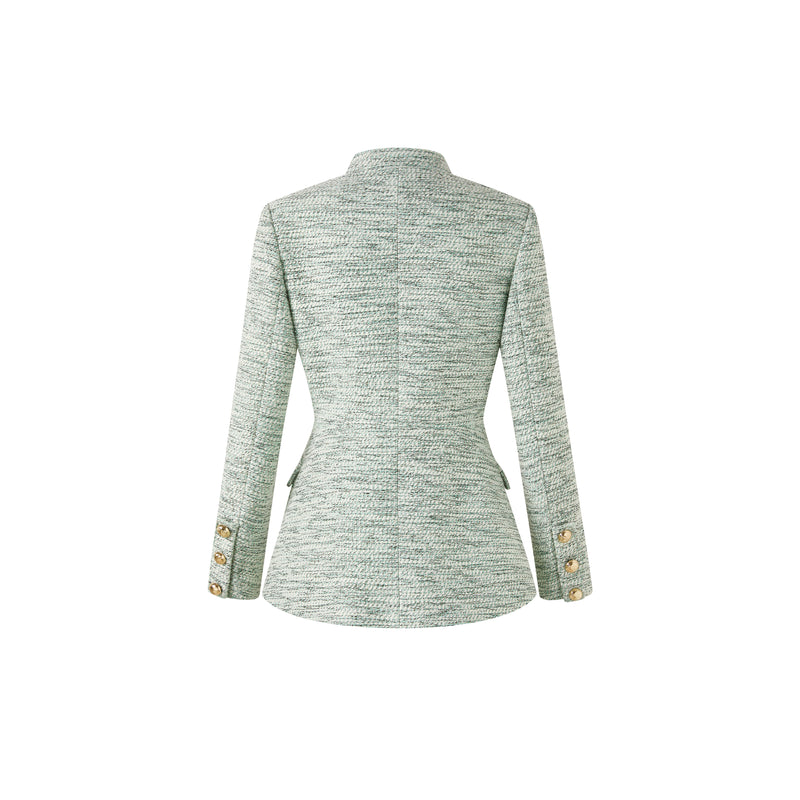 Vintage Emerald Green Safari Jacket