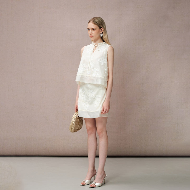 BEIGE SKIRT