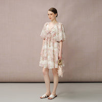 LACE FLORAL DRESS