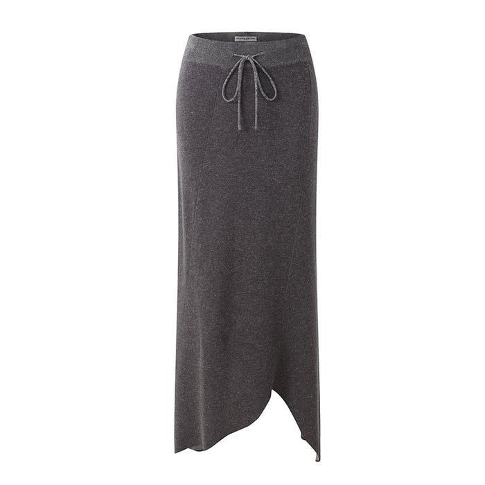 GRAY KNIT SKIRT