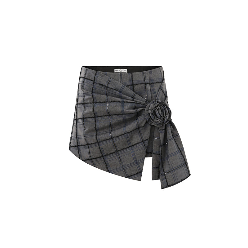 PREPPY PLAID SKORT