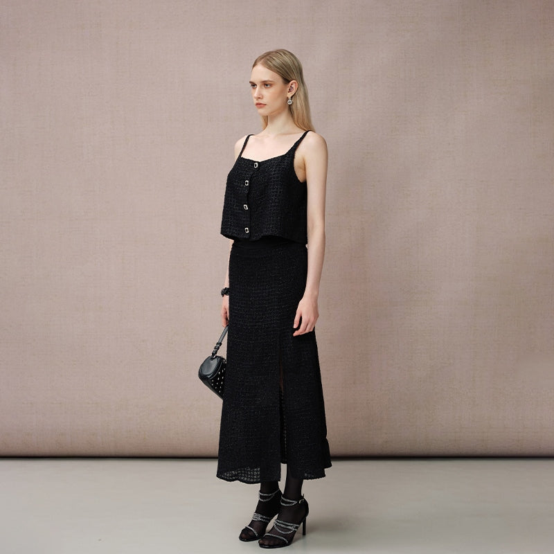 ACETATE PATCHWORK SKIRT