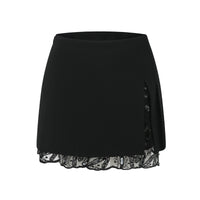 SEQUIN PATCHWORK BLAZER SKIRT