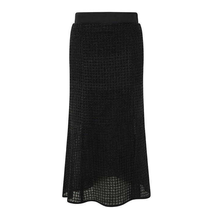ACETATE PATCHWORK SKIRT
