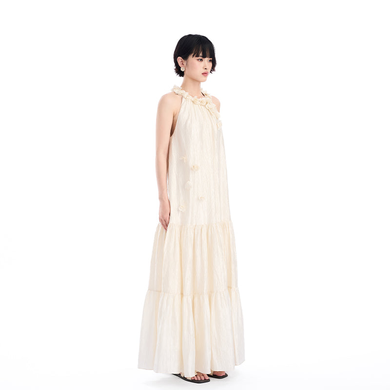 BEIGE MAXI DRESS