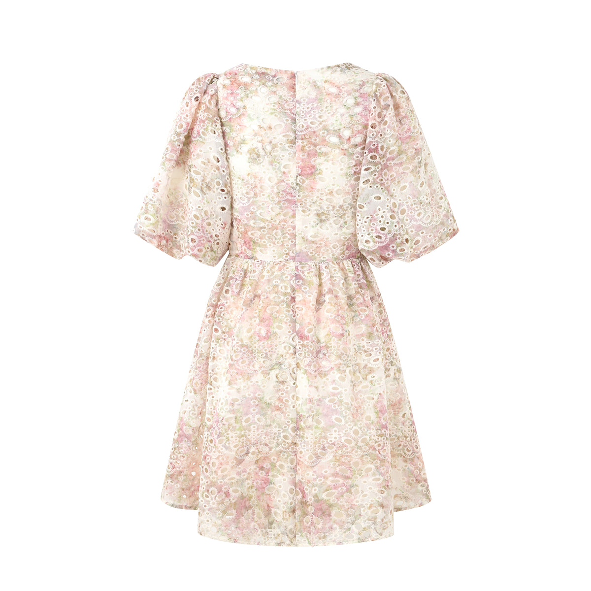 LACE FLORAL DRESS