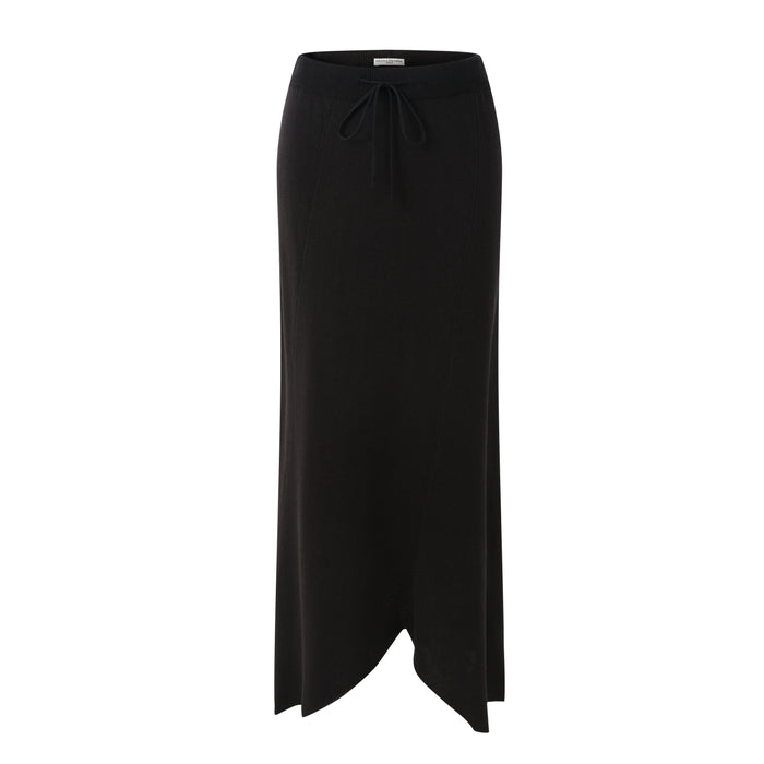 BLACK KNIT SKIRT