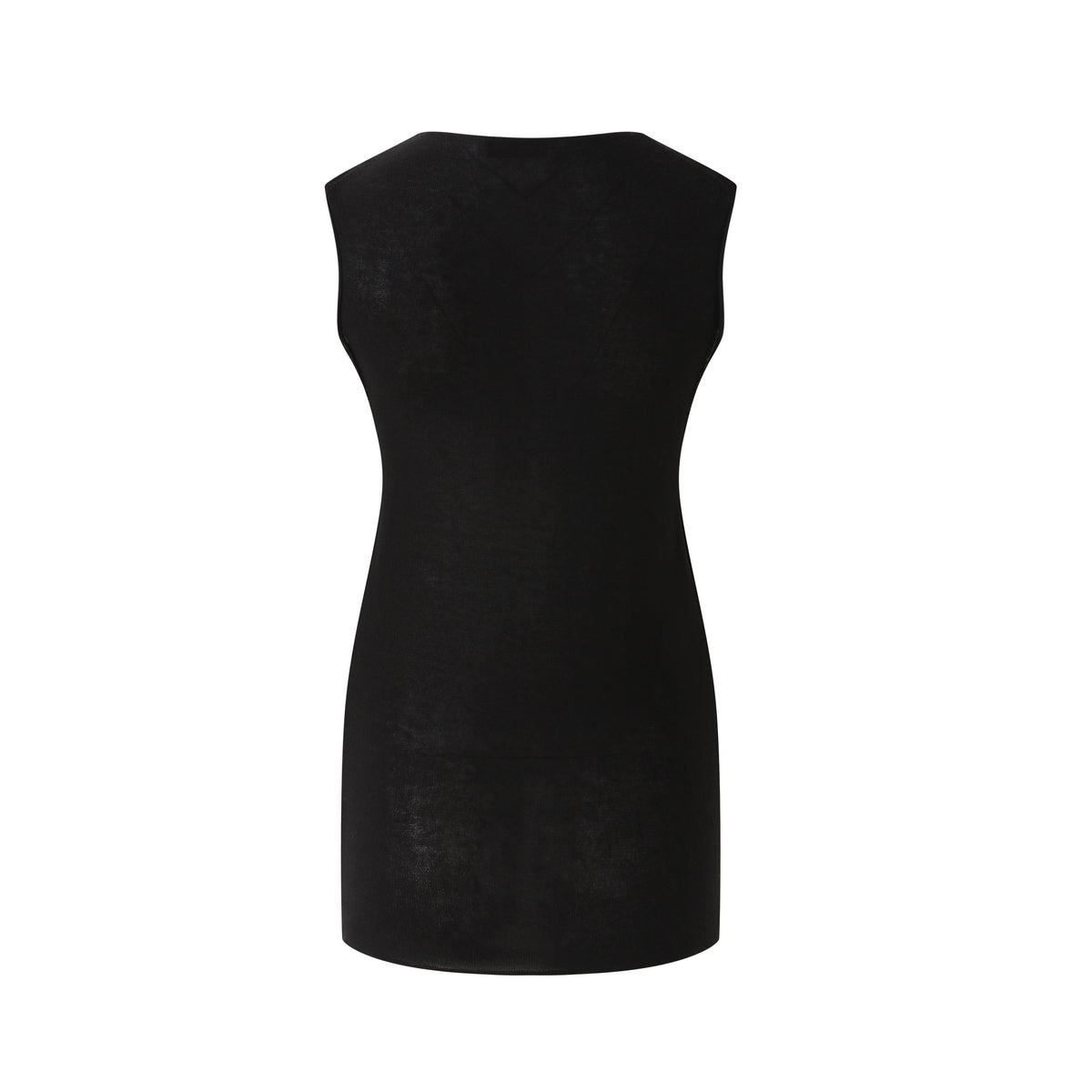 BLACK KNIT VEST