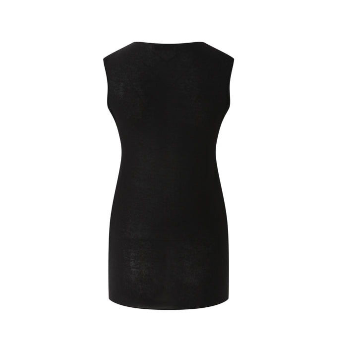BLACK KNIT VEST