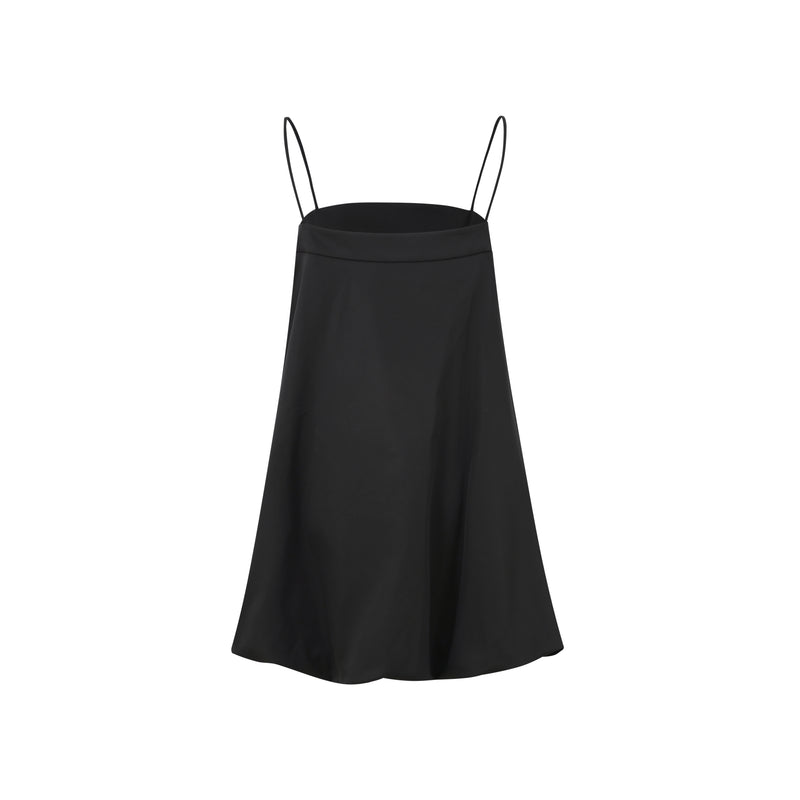 BLACK STRAPPY BUTTERFLY DRESS
