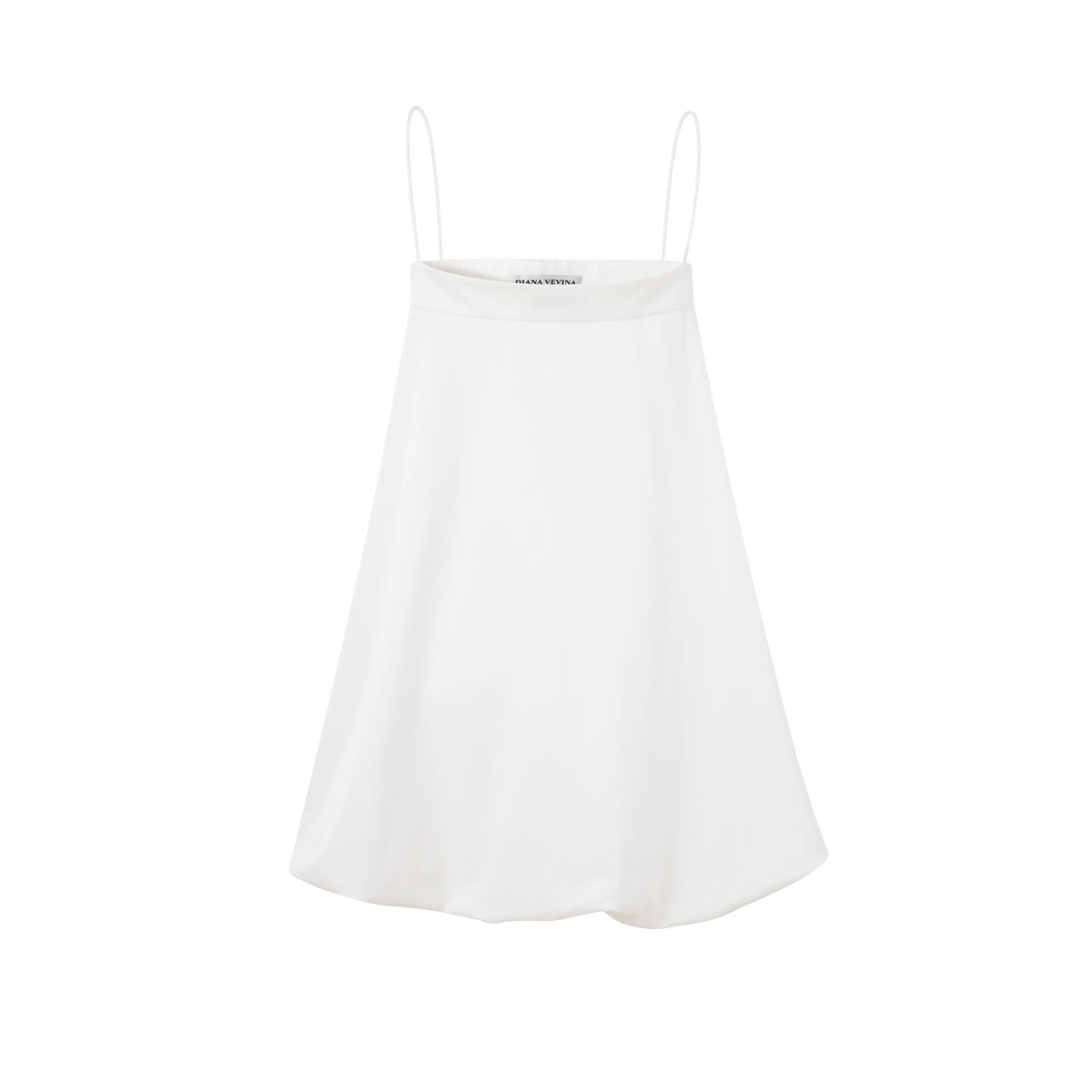 WHITE STRAPPY BUTTERFLY DRESS