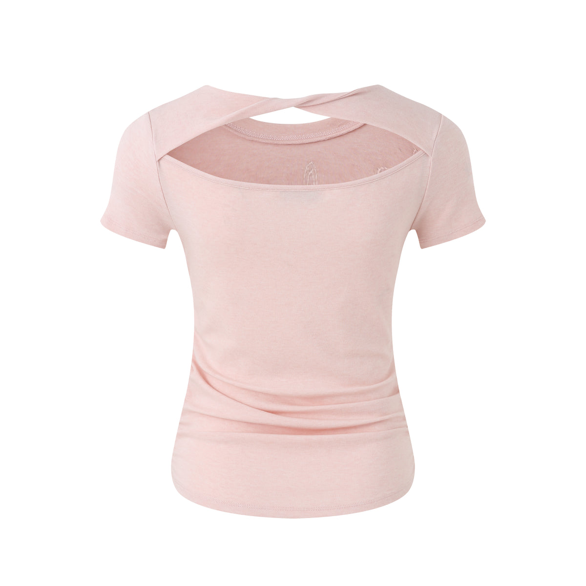 PINK BUTTERFLY BEADED FLORAL T-SHIRT