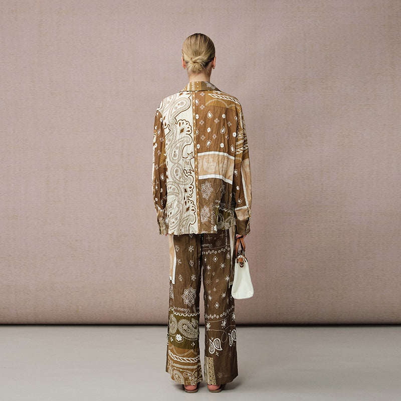 PAISLEY LINEN SHIRT