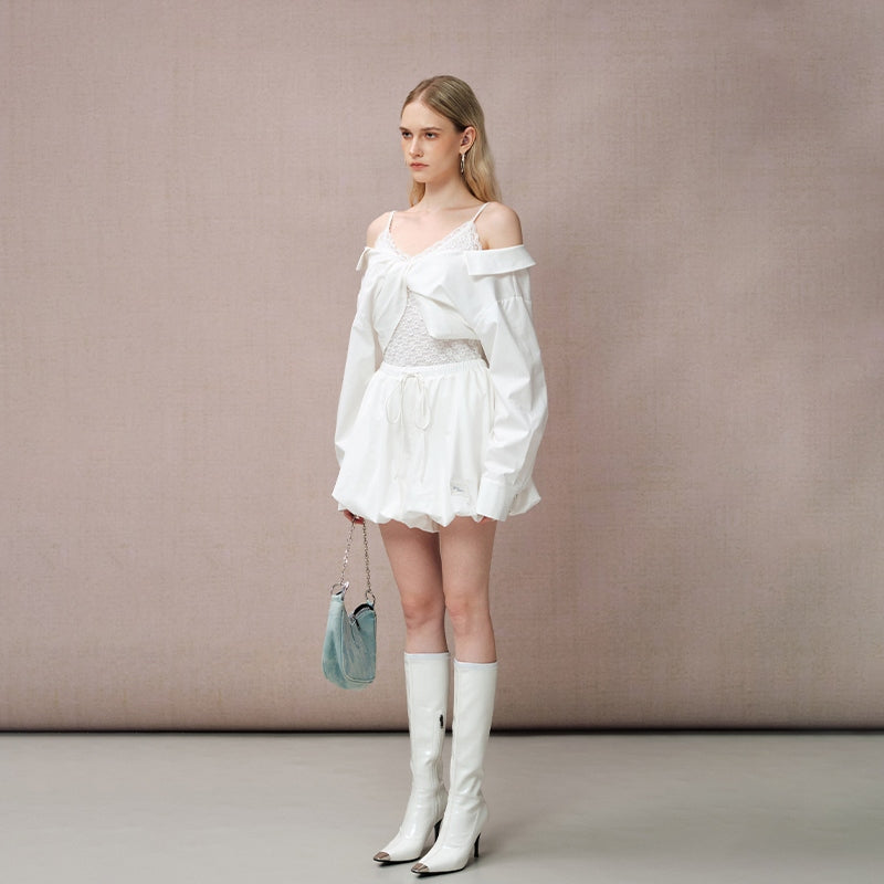 WHITE CULOTTES