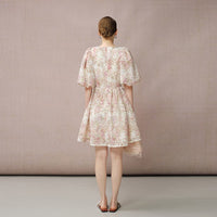 LACE FLORAL DRESS