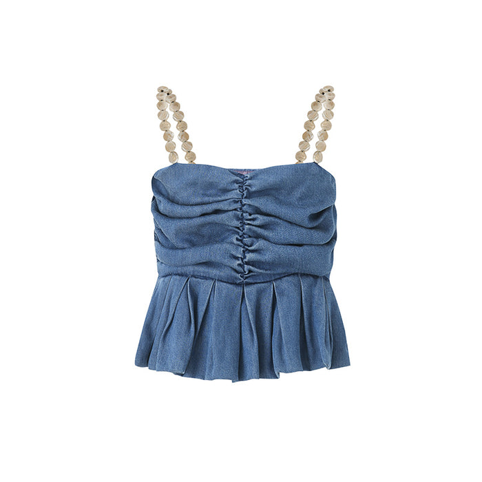 JADE TENCEL DENIM VEST