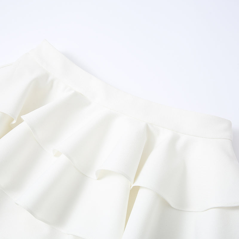 TAILORED TIERED SKORT