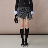 PREPPY PLAID SKORT