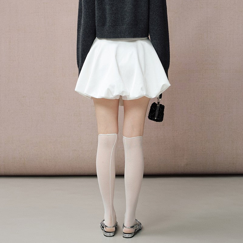 WHITE BUTTERFLY SKIRT