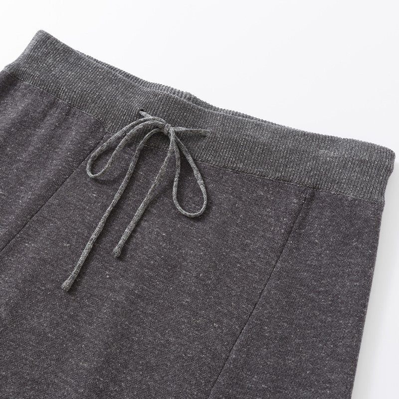 GRAY KNIT SKIRT