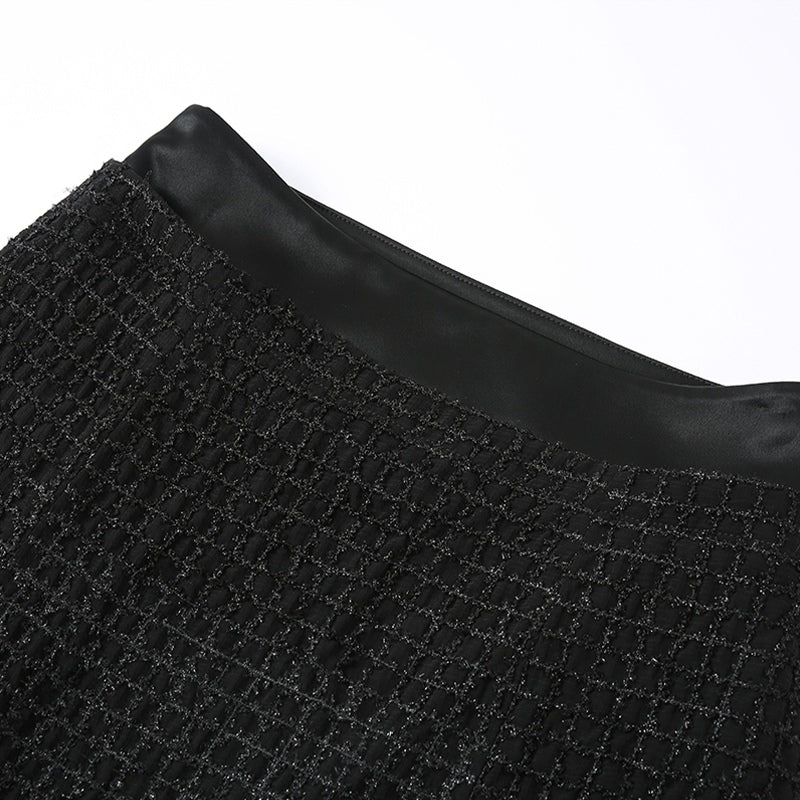 ACETATE PATCHWORK SKIRT