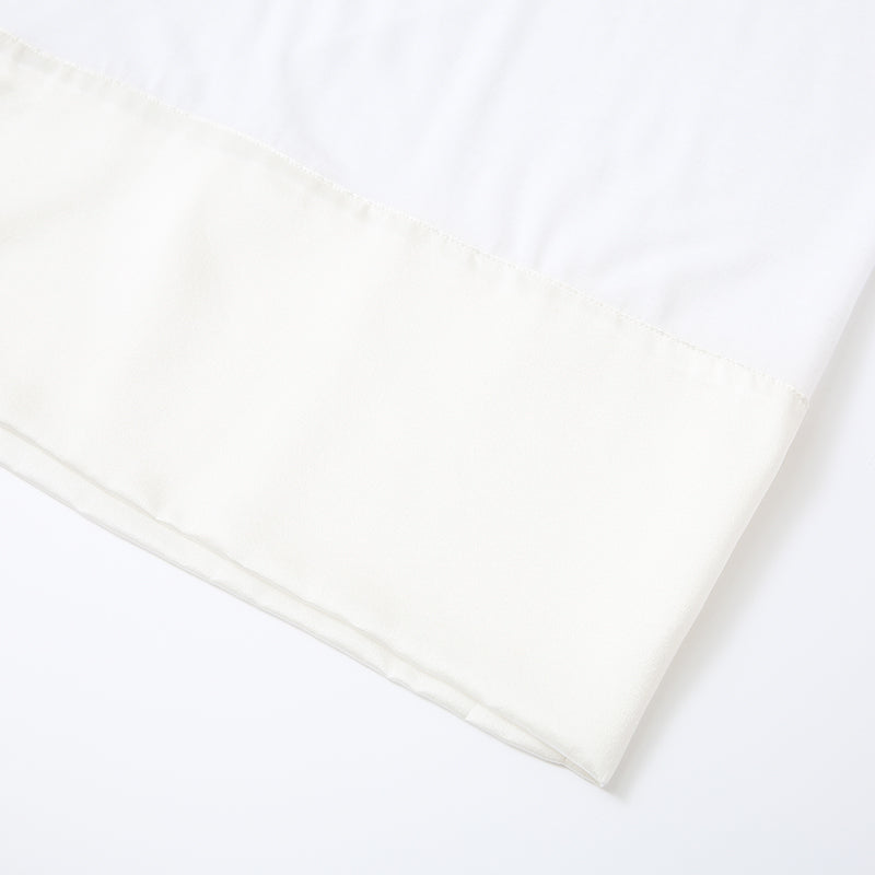 KNIT PANEL LONG SLEEVE T-SHIRT