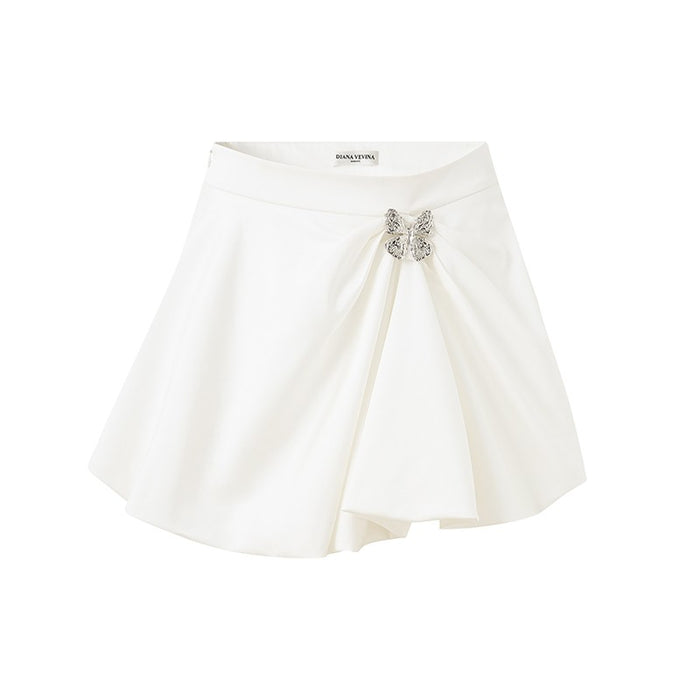WHITE BUTTERFLY SKIRT