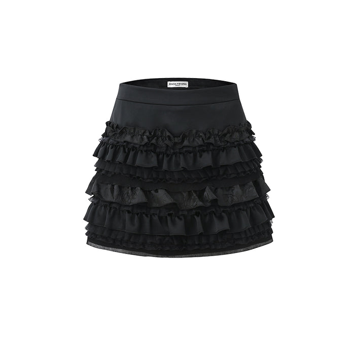 LACE PATCHWORK SKIRT