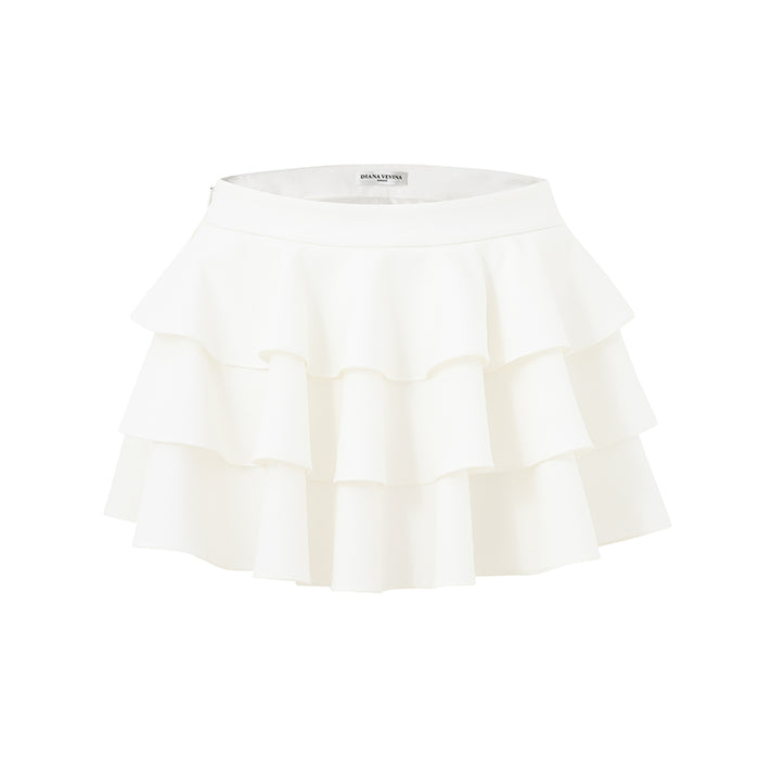 TAILORED TIERED SKORT