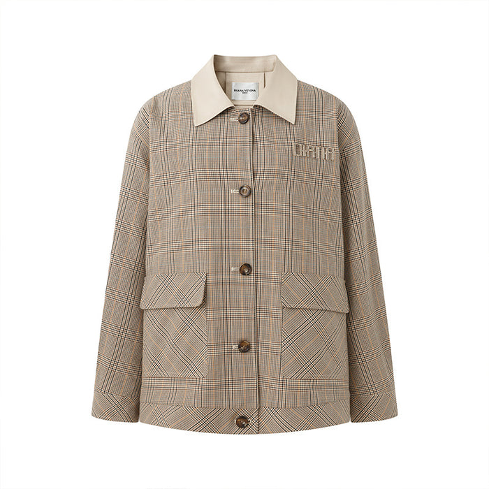 REVERSIBLE PLAID JACKET