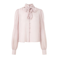 PINK CHIFFON BLOUSE