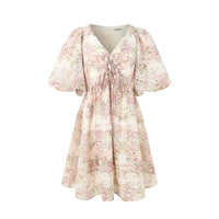 LACE FLORAL DRESS